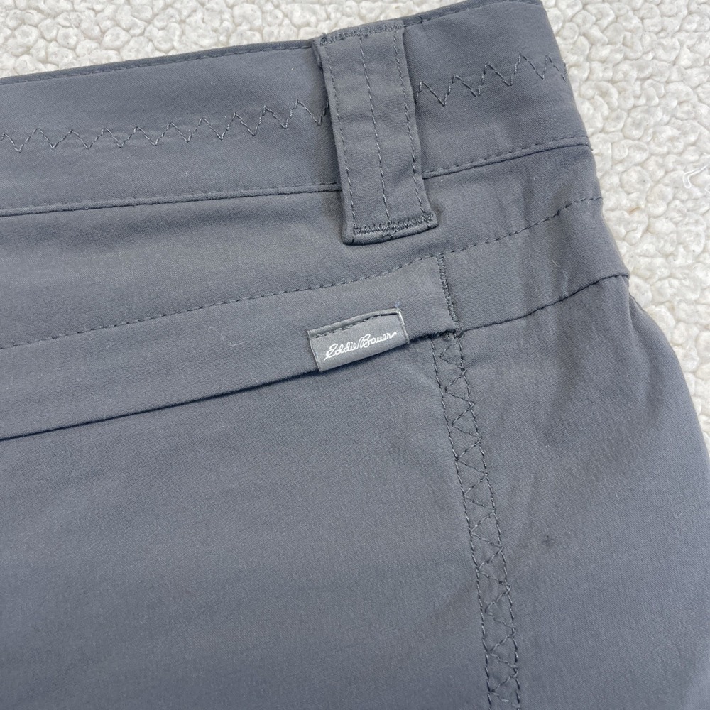 Eddie Bauer Travex Shorts Womens 4 Gray First Ascent Hiking Outdoor Active - Picture 9 of 10
